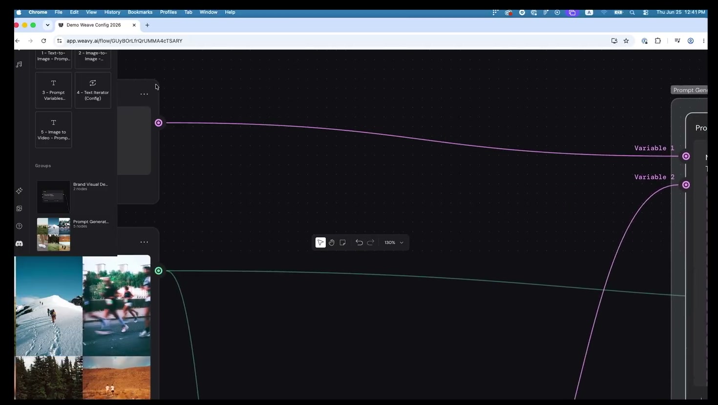 엔진 연결 — 프롬프트 생성 → Iterator